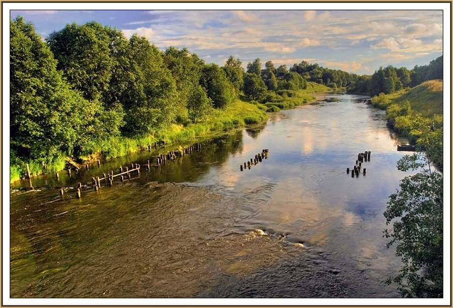 photo "Msta-river" tags: landscape, summer, water