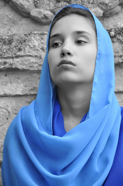фото "Vizantian blue 2" метки: портрет, женщина