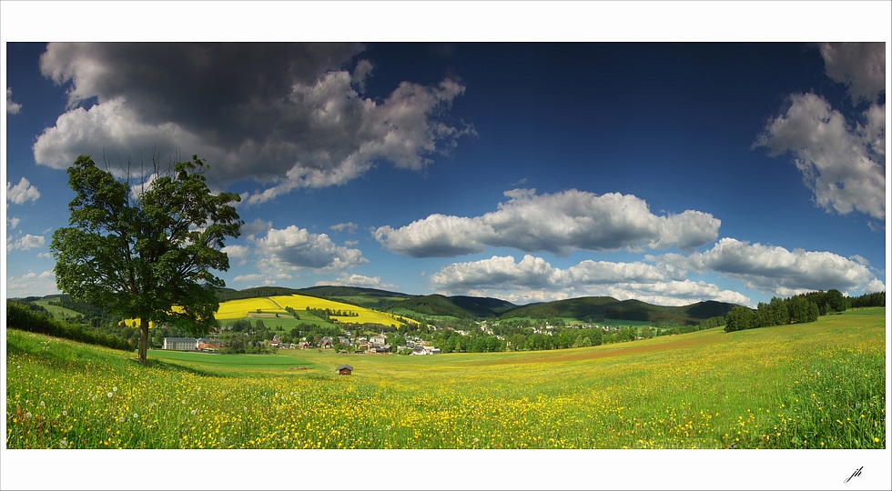 photo "Spring over the village" tags: landscape, spring