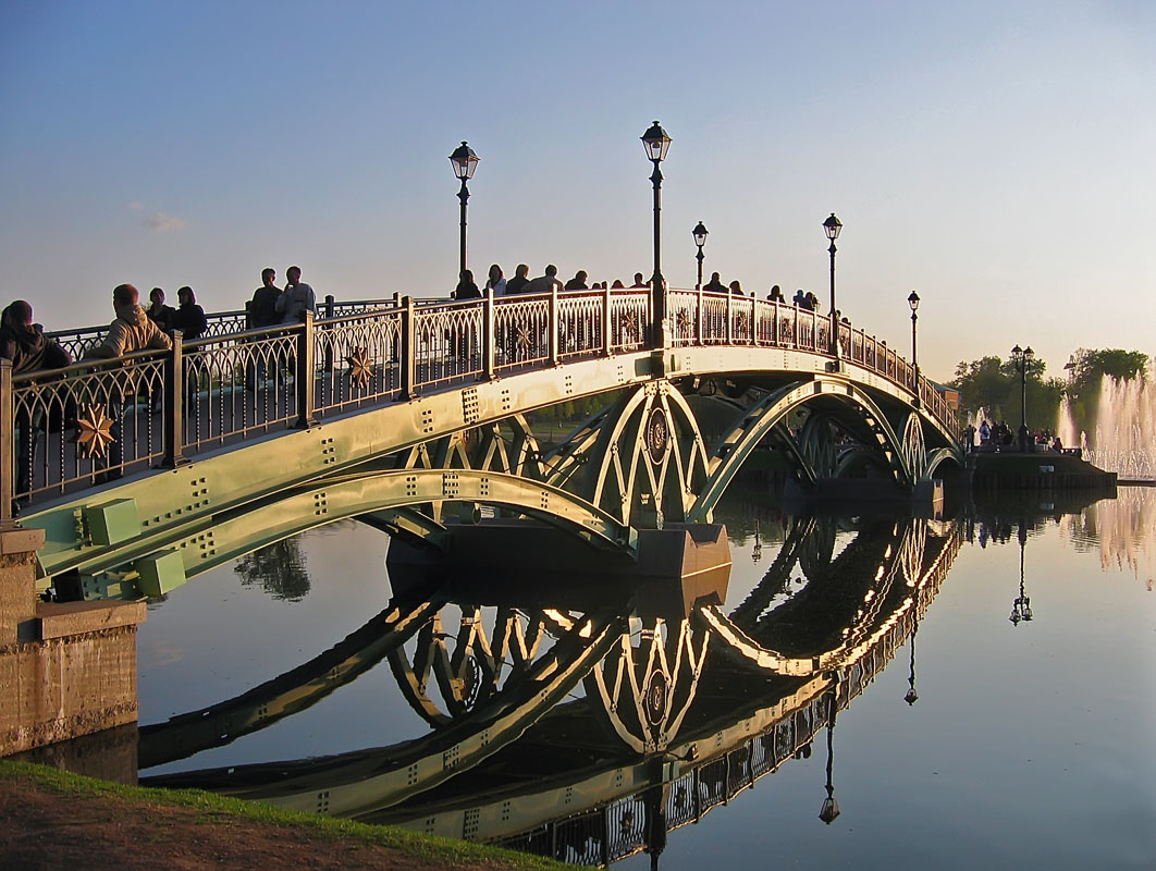 фото "Мост в Царицыно" метки: архитектура, пейзаж, вода, мост