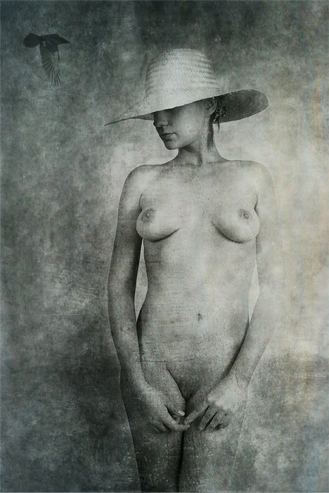 photo "Nu & Crow" tags: nude, 
