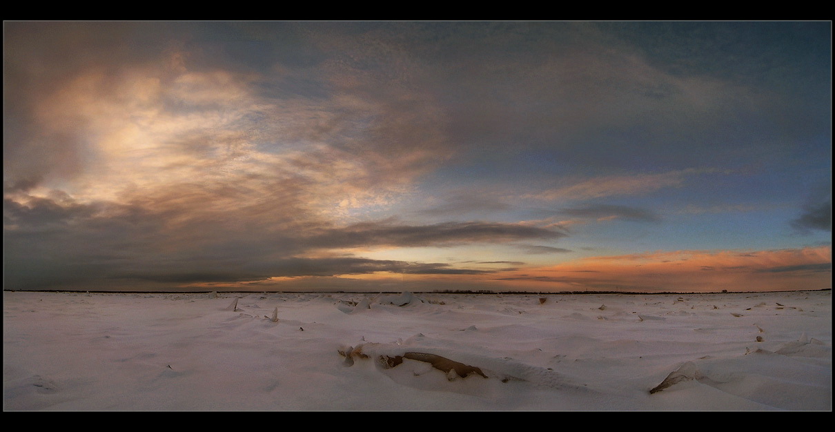 photo "***" tags: landscape, sunset, winter