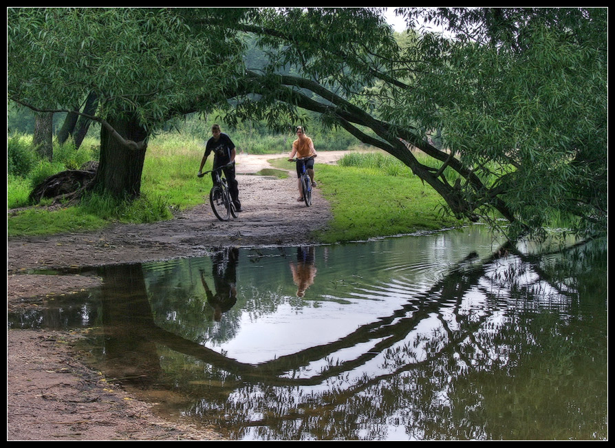 фото "Дождливое лето. Кузьминки" метки: пейзаж, жанр, вода