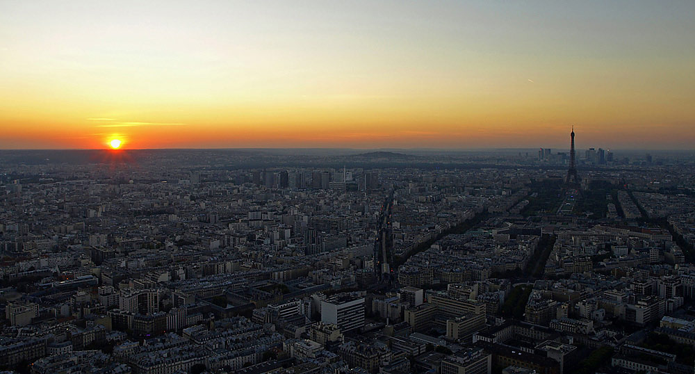 photo "Sunset over Paris" tags: landscape, travel, Europe, sunset