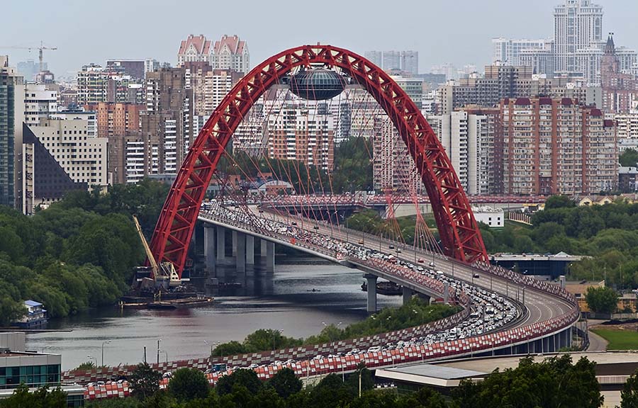 фото "Вечер пятницы. Бегство из Москвы." метки: архитектура, город, пейзаж, 