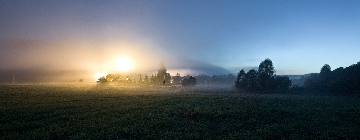 photo "Summer evening with a little mist" tags: , 