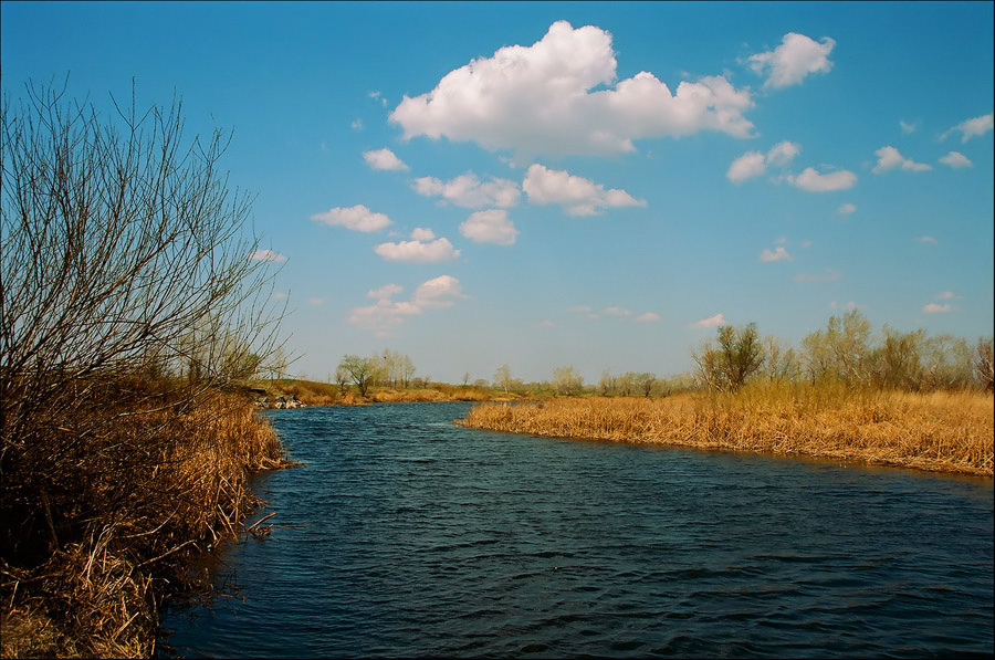 фото "Степная река Орь. Весна." метки: пейзаж, весна, вода