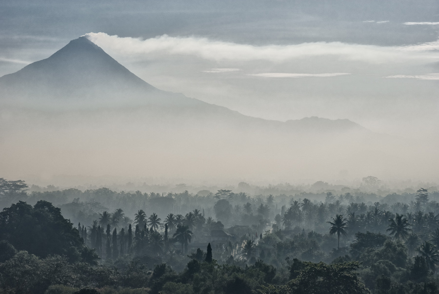 photo "Mount Merapi - Java - Indonesia" tags: landscape, travel, Asia, mountains