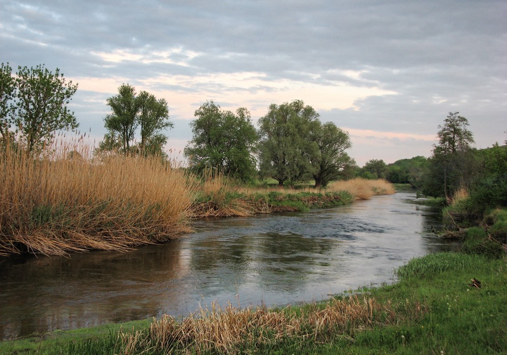 фото "Вечер на реке" метки: пейзаж, весна