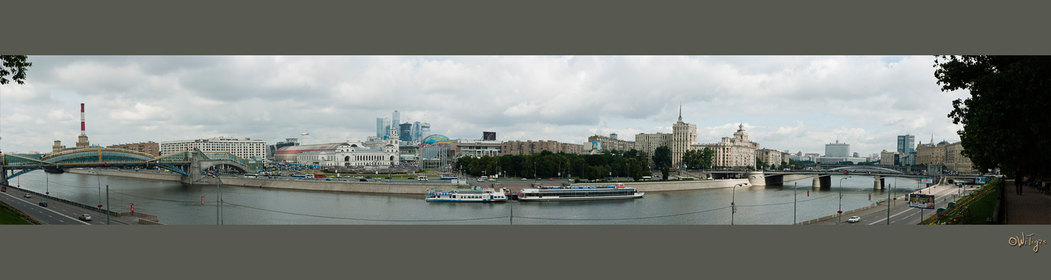 photo "Inter two bridges" tags: panoramic, city, 