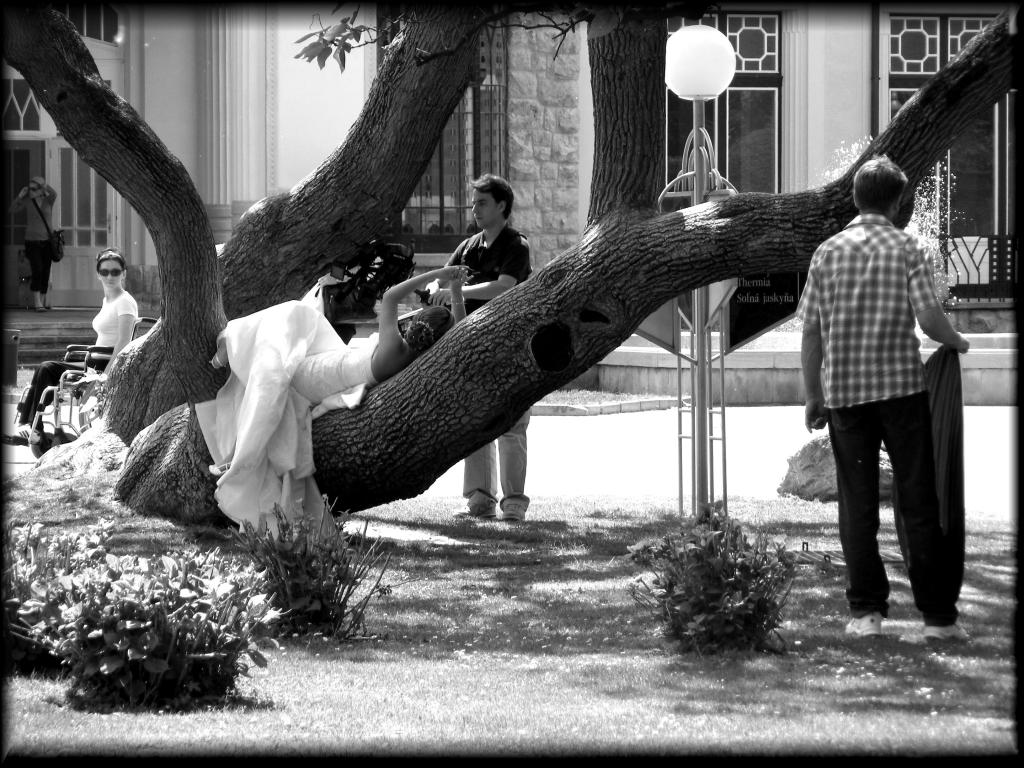 photo "Wedding day" tags: black&white, portrait, woman