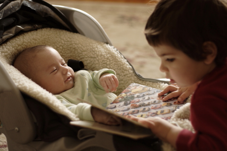 photo "This is my book." tags: portrait, children