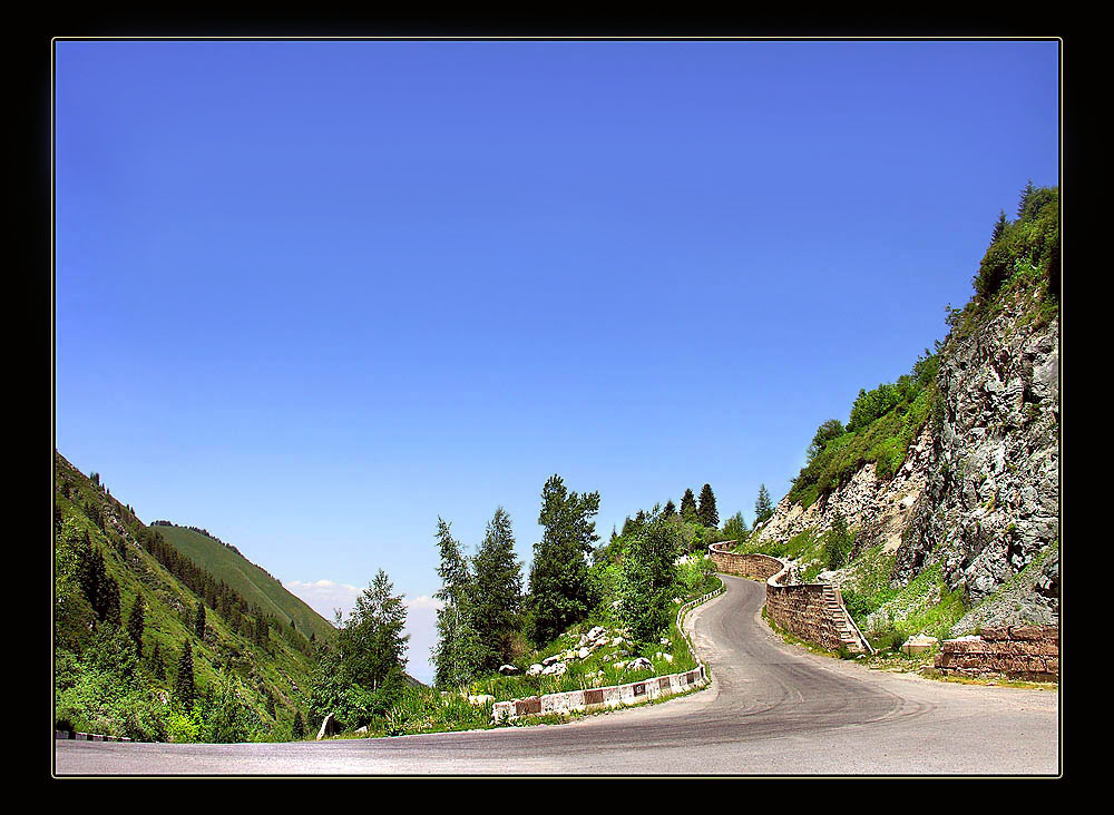 фото "Заманчивая дорога" метки: пейзаж, горы