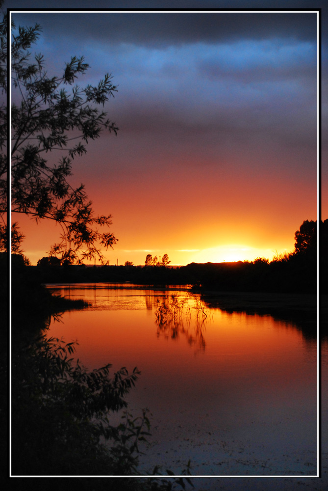 фото "Огненная река" метки: пейзаж, закат