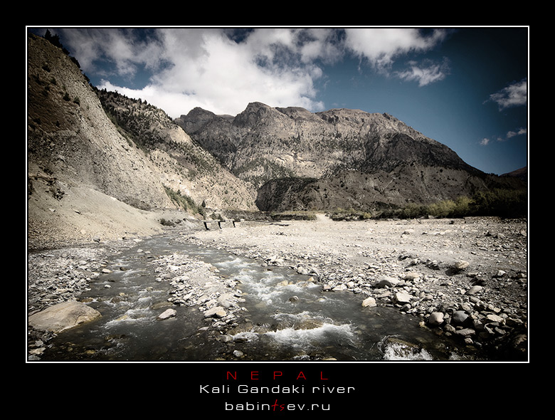 photo "Nepal. Kali-Ghandaki river" tags: landscape, travel, Asia, mountains