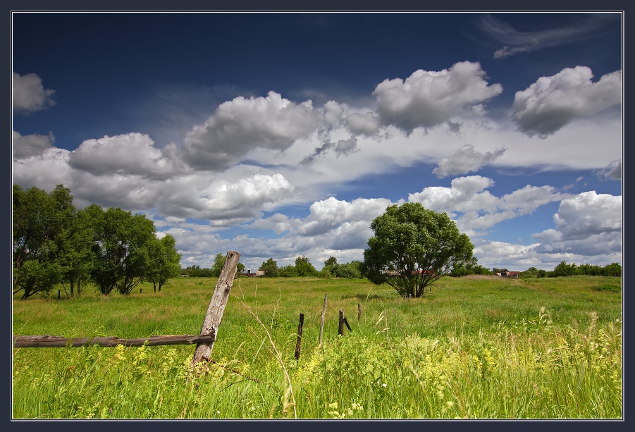 photo "June" tags: landscape, clouds, summer