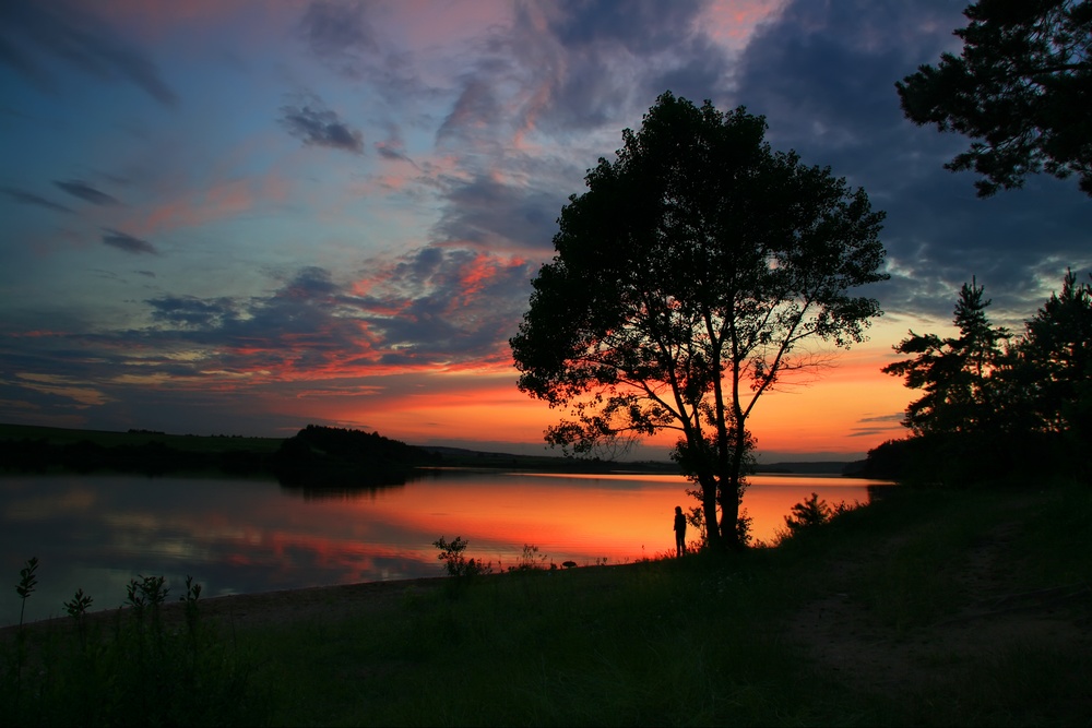 photo "***" tags: landscape, sunset, water