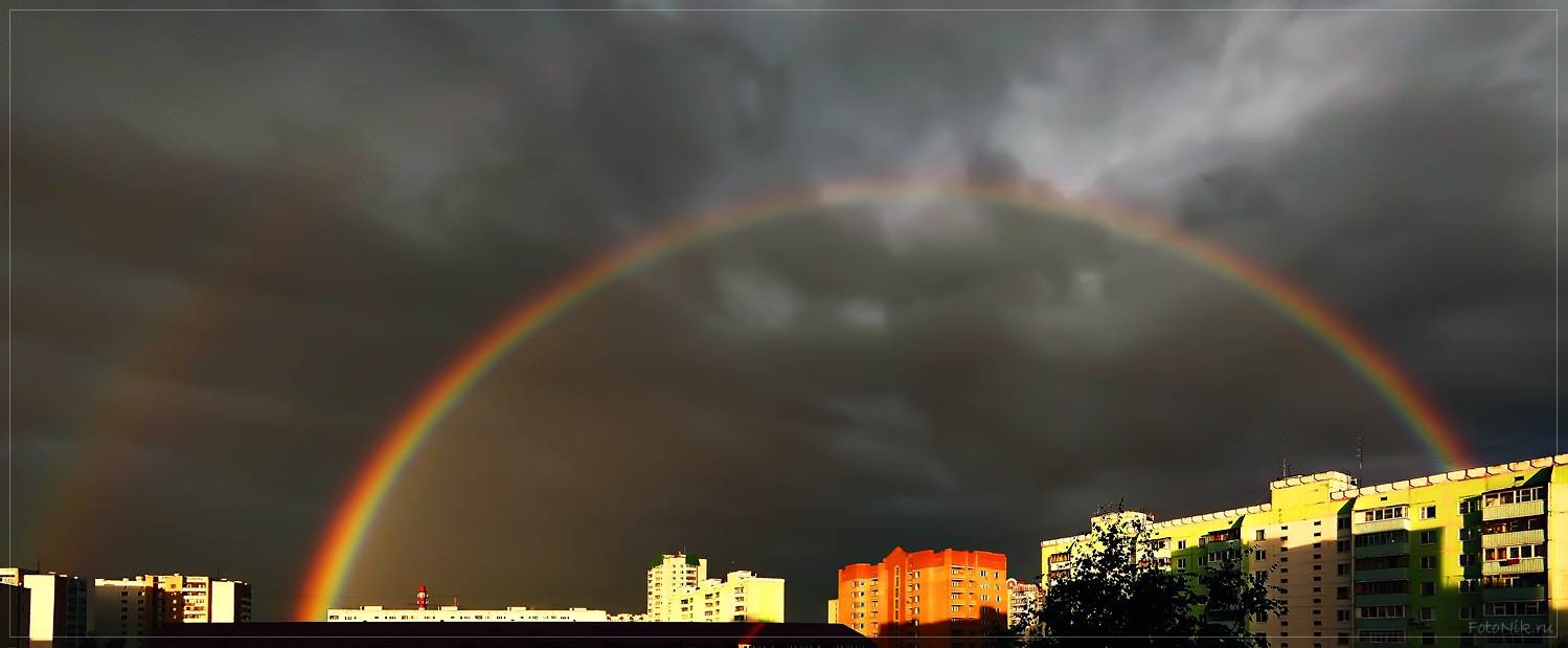 photo "A view from my balcony" tags: landscape, misc., clouds