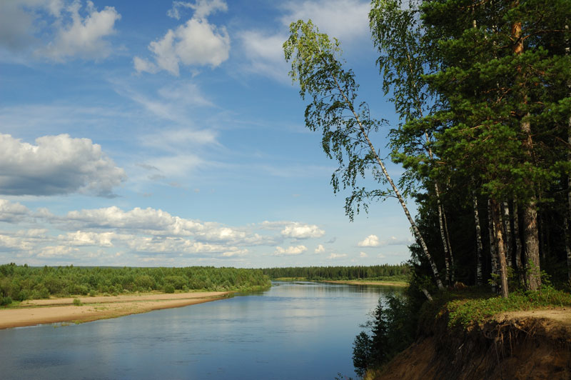 фото "Вычегда" метки: пейзаж, вода