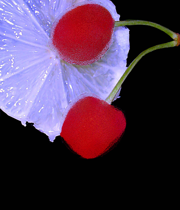 photo "frosty cherry/vitamin c" tags: macro and close-up, still life, 