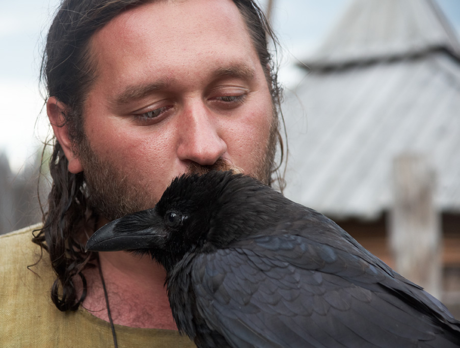 photo "***" tags: portrait, nature, man, wild animals