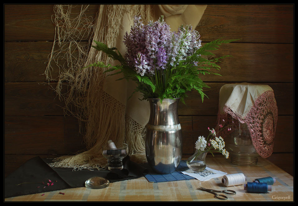 photo "Still life with orchids boggy" tags: still life, 