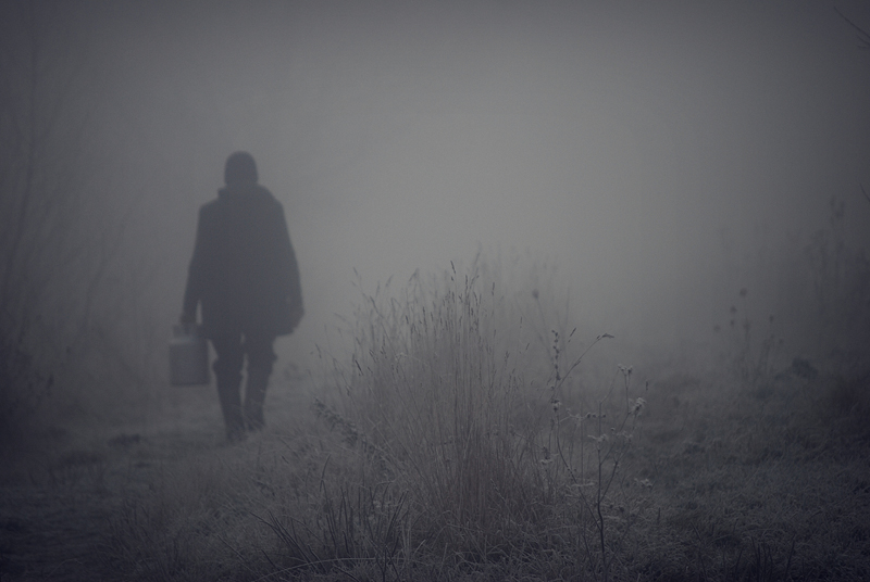 photo "The Milkman" tags: black&white, 