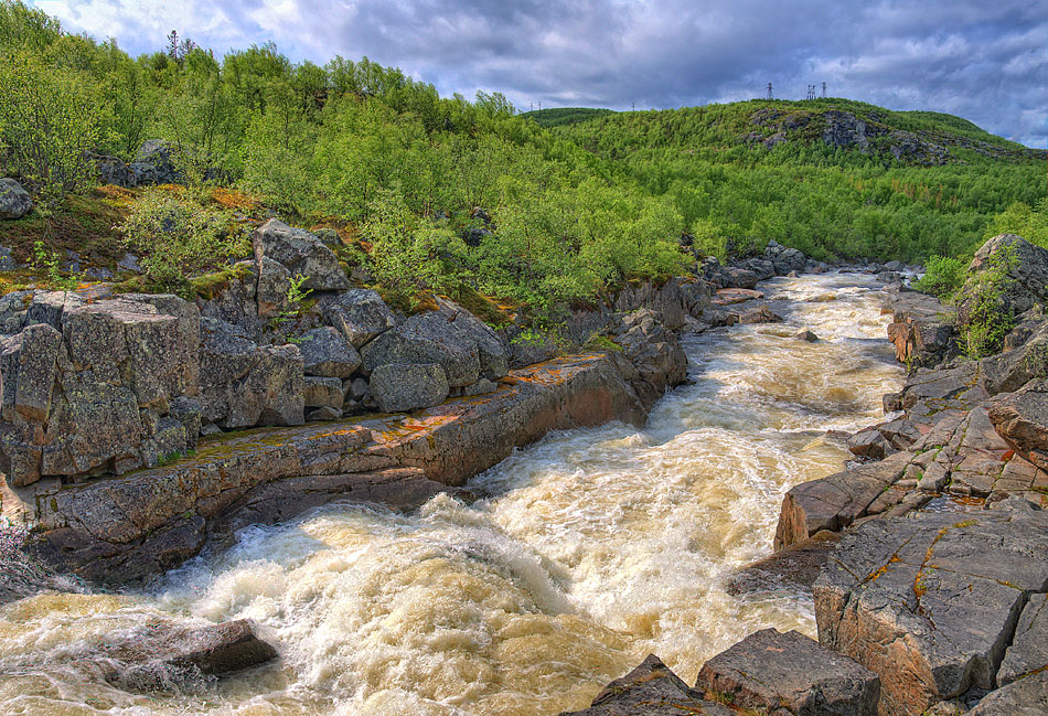 фото "Шумные неровности 2" метки: пейзаж, вода, лето