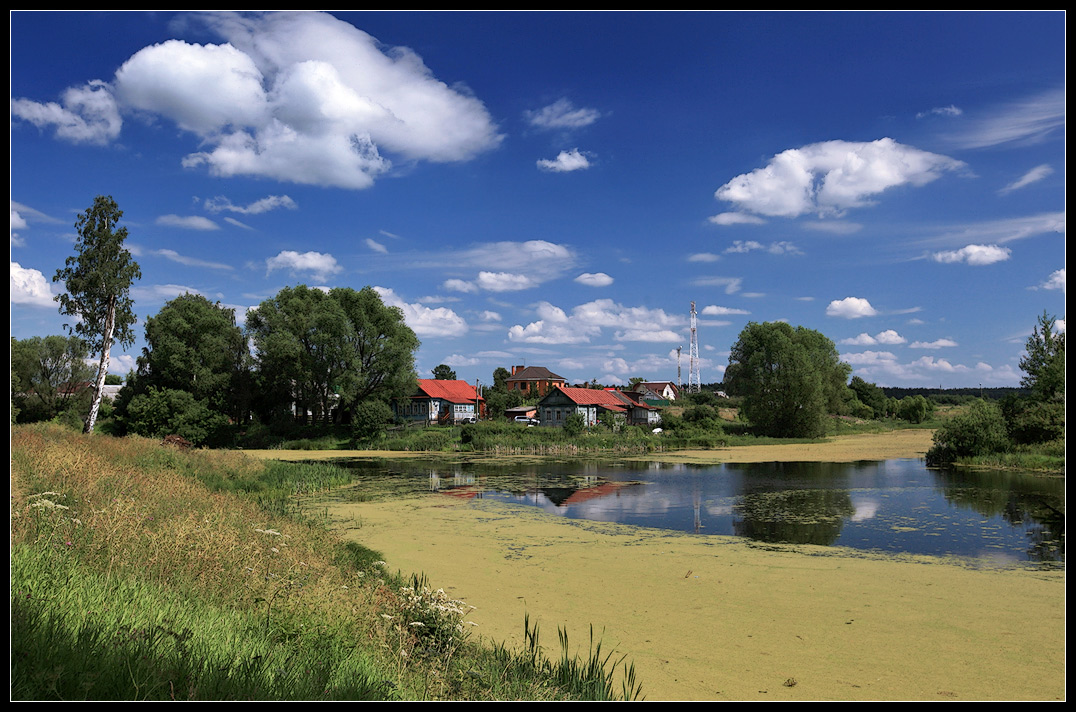 photo "slow river. July" tags: landscape, summer, water