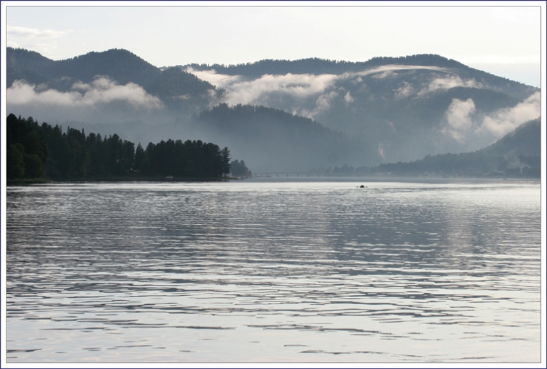 photo "Серебряный вечер на Телецком Озере" tags: landscape, water