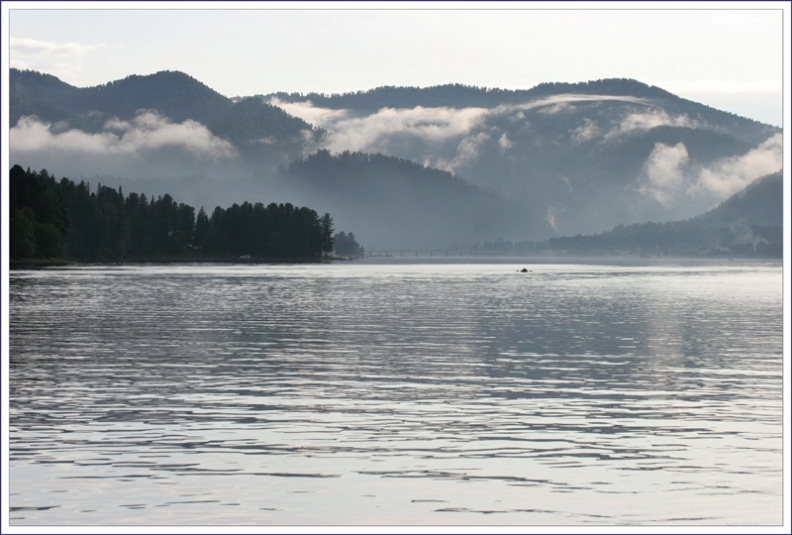 photo "Серебряный вечер на Телецком Озере" tags: landscape, water