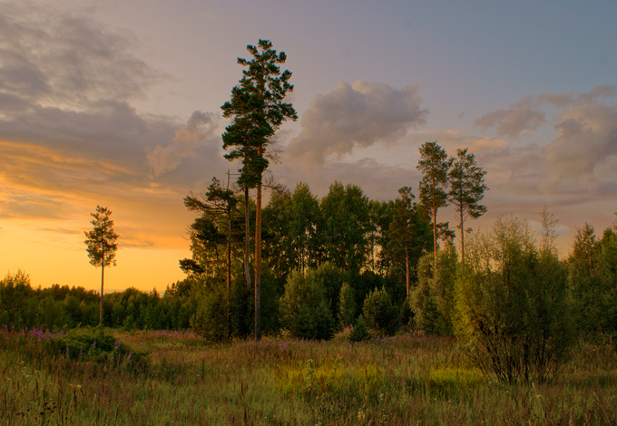 photo "***" tags: landscape, sunset