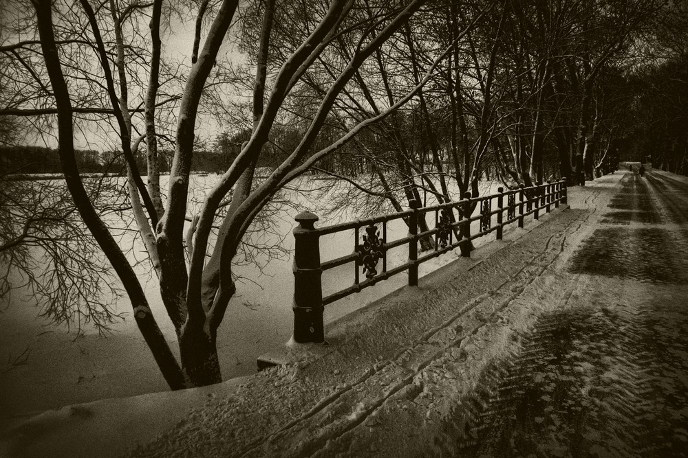 photo "***" tags: landscape, black&white, winter