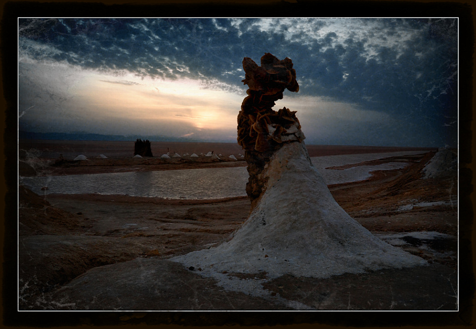 photo "The fallen asleep spirit the Сhott El Jerid" tags: landscape, travel, Africa