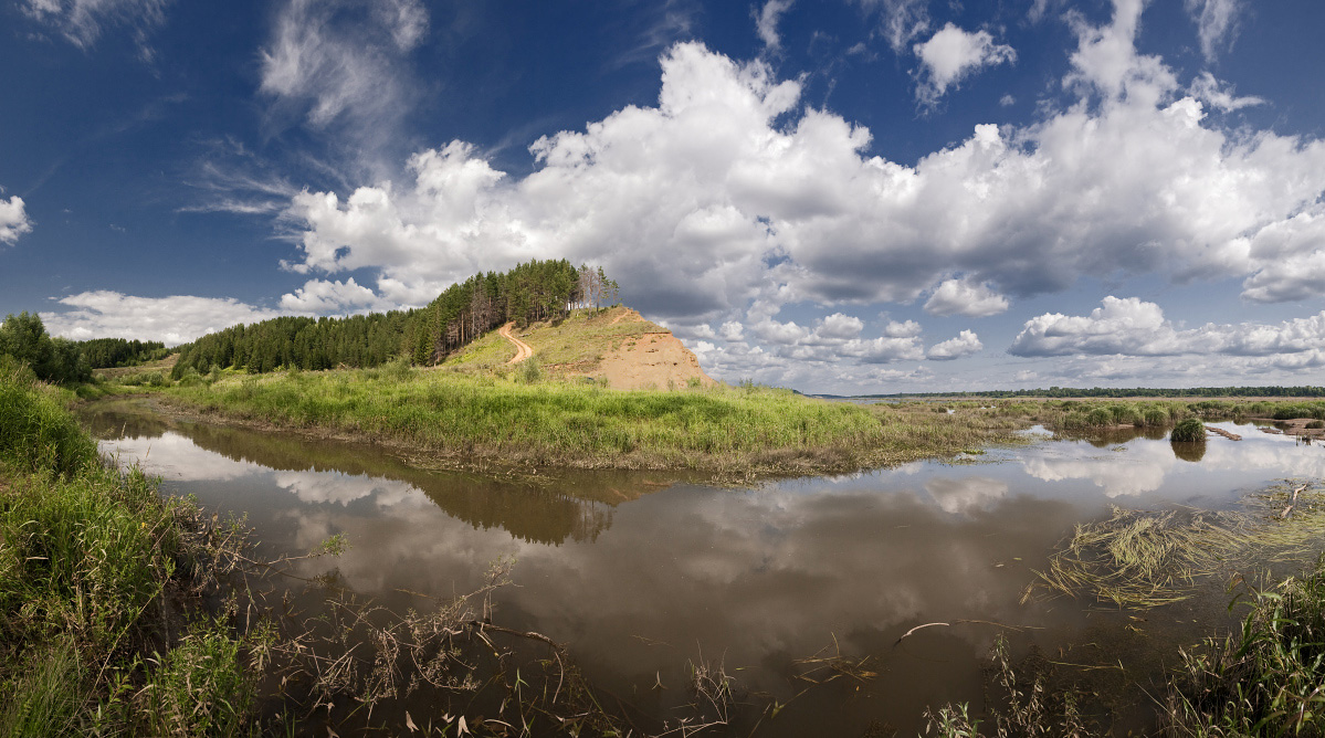 фото "Есть на Каме утес" метки: пейзаж, лето