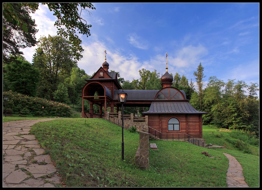 фото "Купальня на святом источнике" метки: архитектура, пейзаж, лето