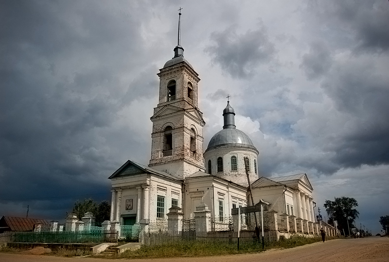 фото "Водзимонская церковь" метки: архитектура, пейзаж, лето