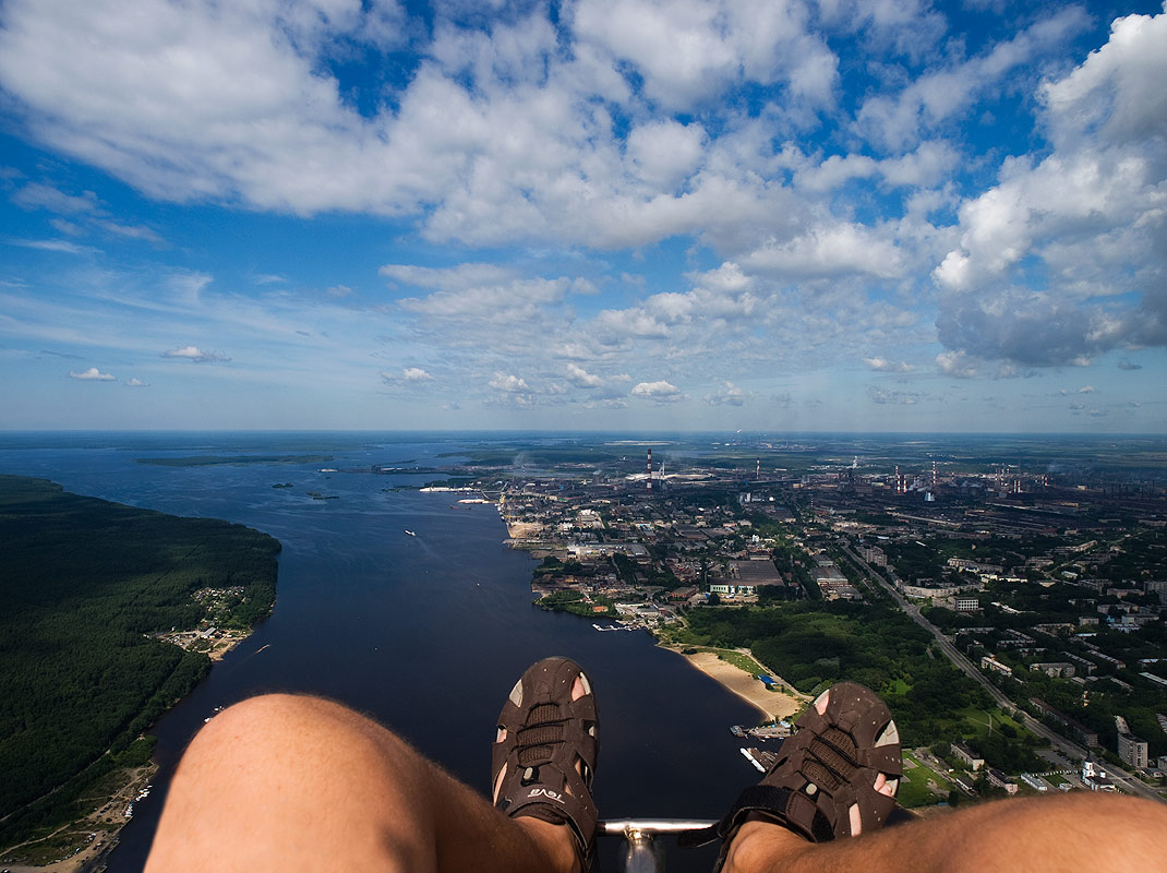 photo "The Whole World is there, at your feet" tags: landscape, sport, water