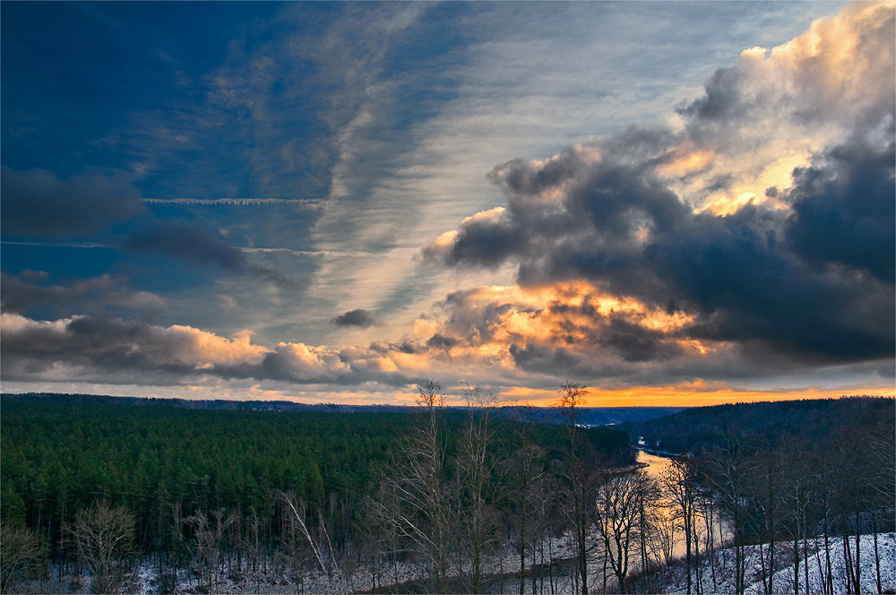 photo "***" tags: landscape, clouds, sunset