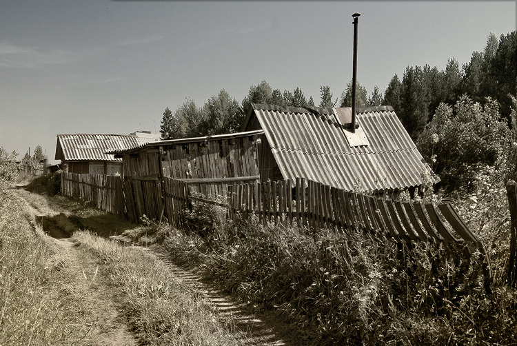 фото "Про баньку и сарай" метки: пейзаж, лето