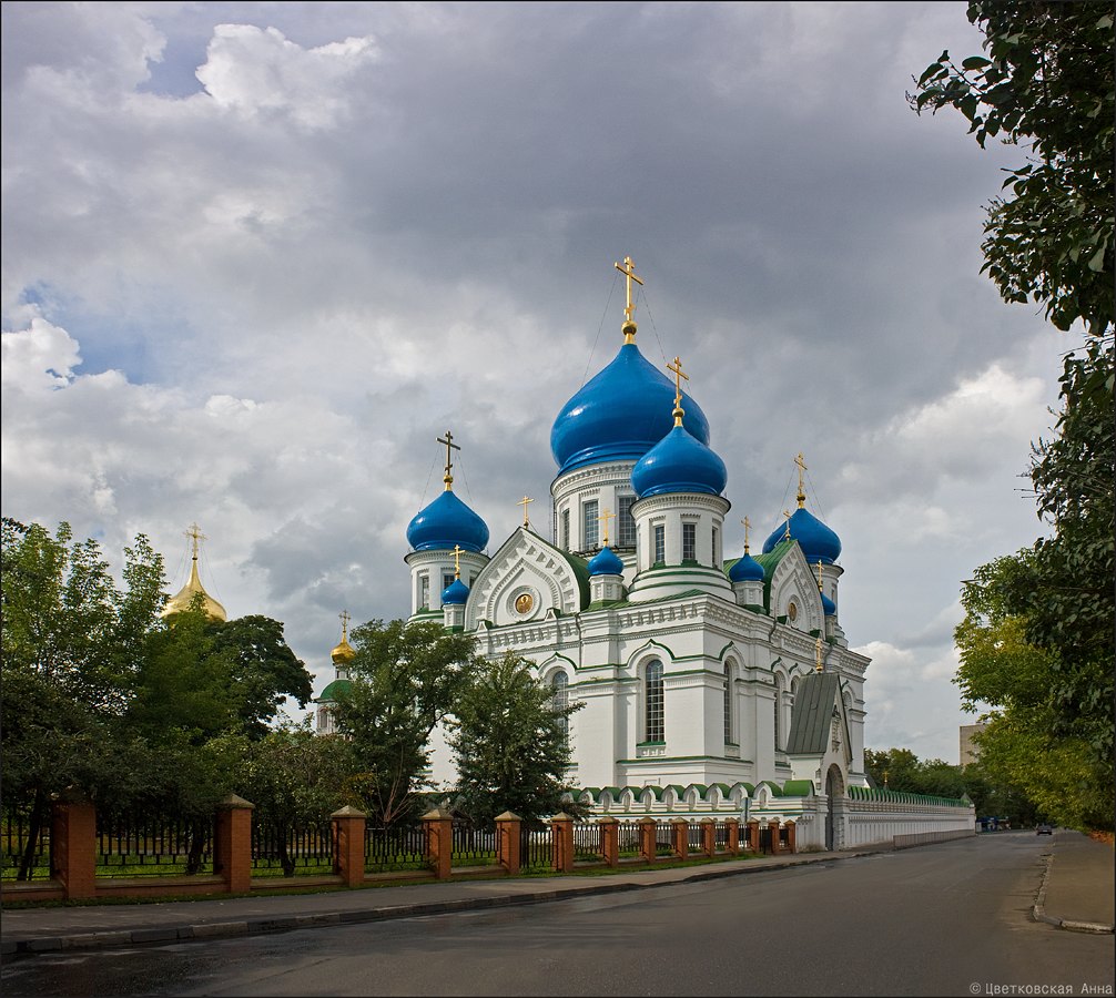 фото "Николо-Перервинский монастырь." метки: архитектура, панорама, пейзаж, храм