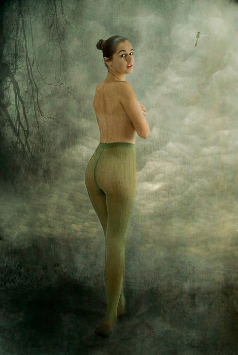 photo "Green tights" tags: nude, 