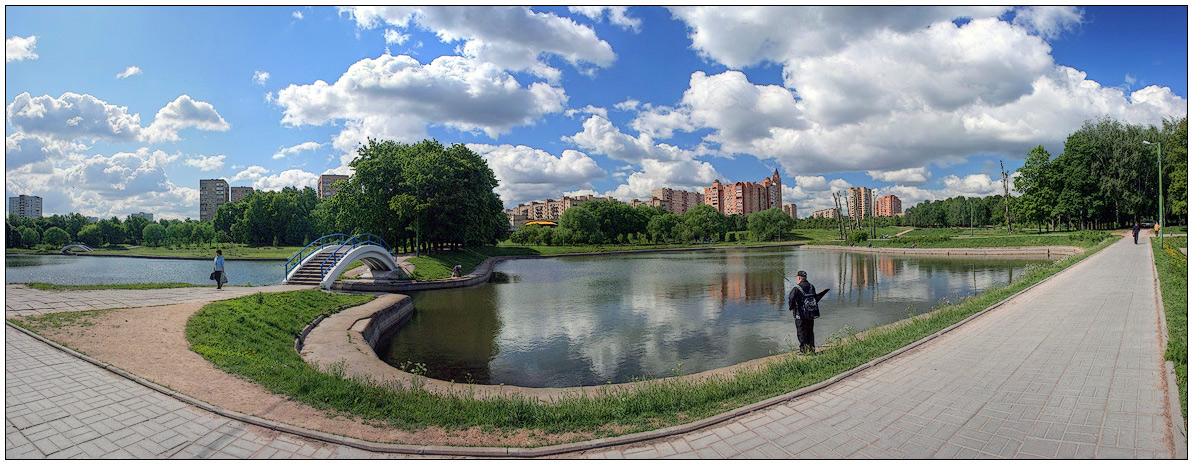 photo "Urban fishing" tags: city, panoramic, 