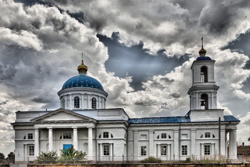 фото "Церковь в глубинке..." метки: архитектура, пейзаж, 