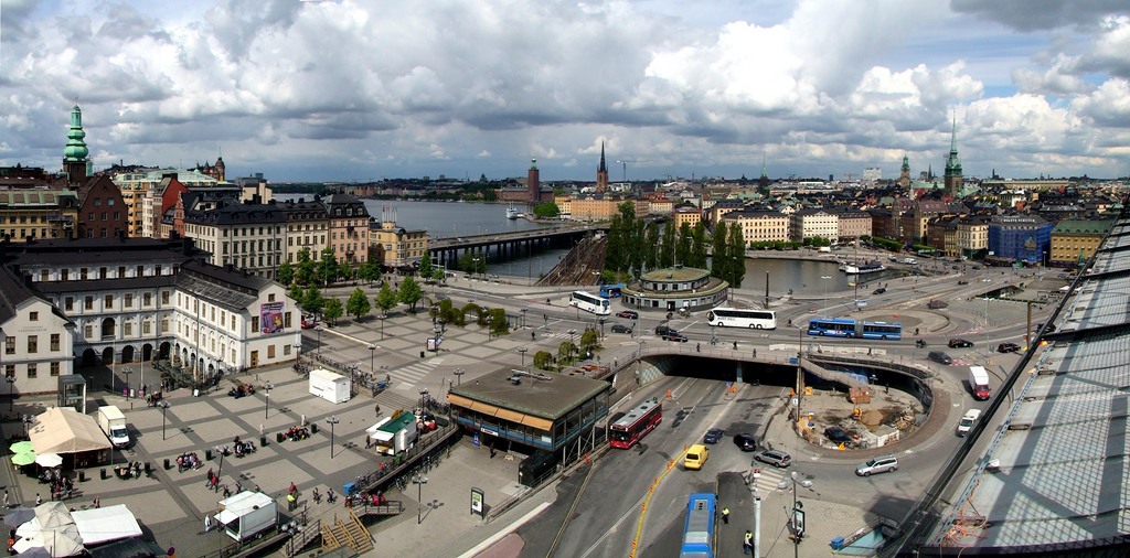 photo "View of Stockholm from a Katarina-lift platform" tags: panoramic, travel, Europe