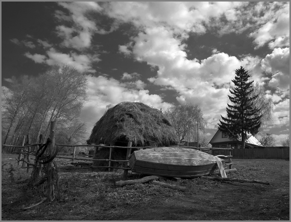 фото "Деревня Дудкино..." метки: пейзаж, облака