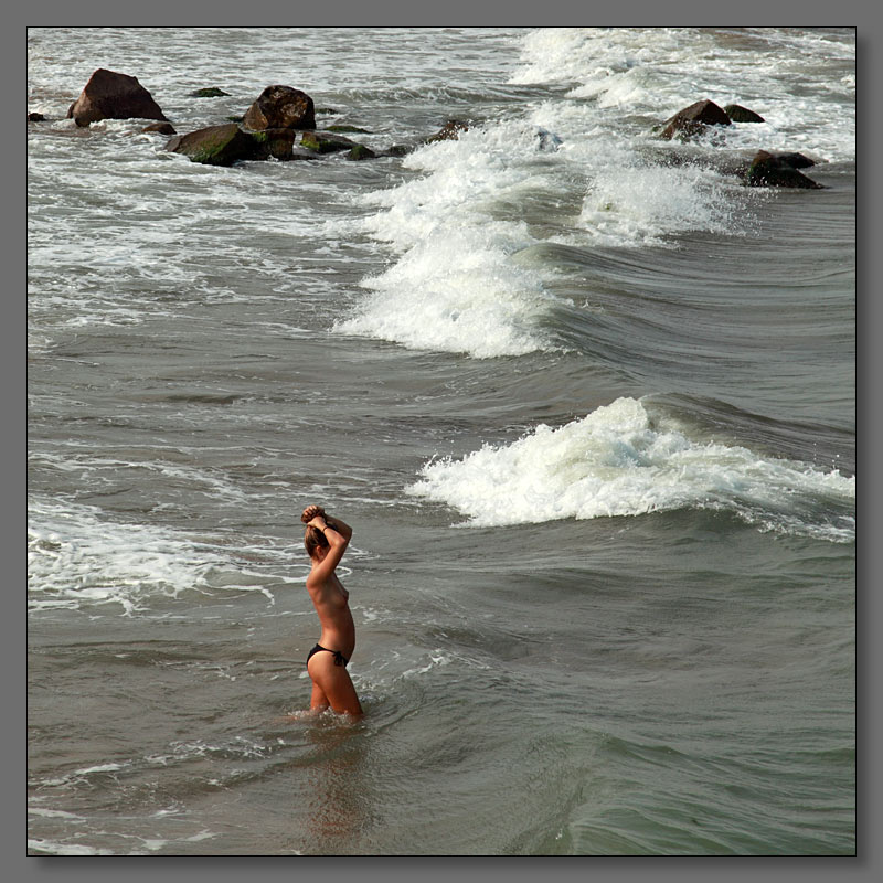 photo "The beach" tags: portrait, landscape, man, water