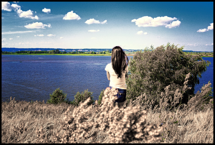 фото "The Volga River" метки: пейзаж, вода