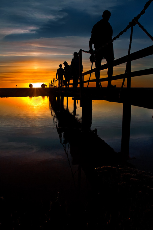 photo "Perfect Strangers" tags: landscape, sunset