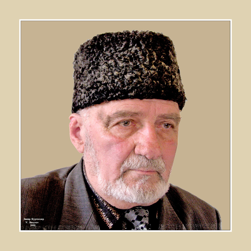 photo "Zakir Kurtnezir, Crimean Tatar writer" tags: portrait, man